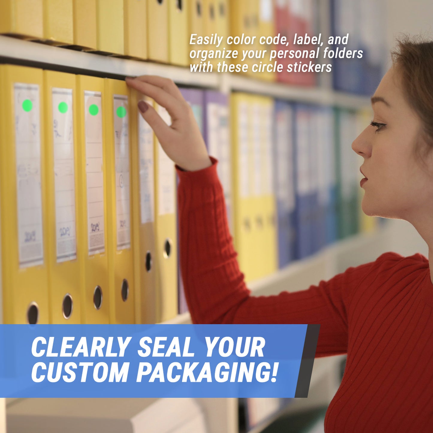 0.5 inch | Inventory: Color-Coded Dot Stickers