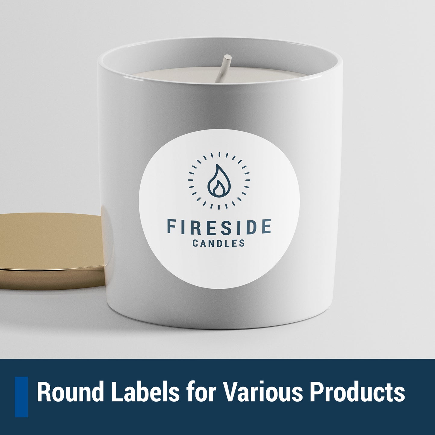 6UP | 3.33 inch Blank Circle Labels - 6 Labels per Sheet