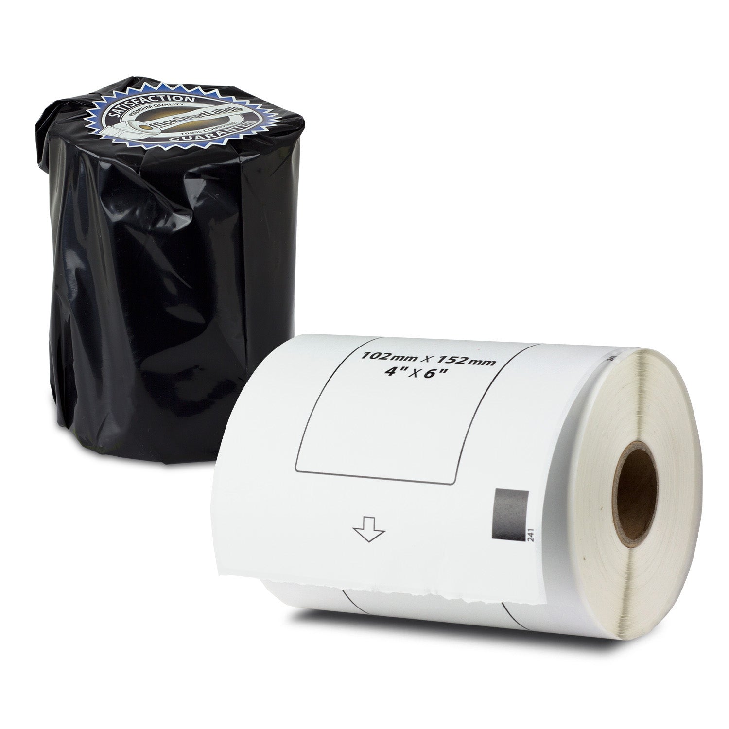 BETCKEY - Compatible Multipurpose Labels Replacement For Brother DK-1204 (2/3" X 2