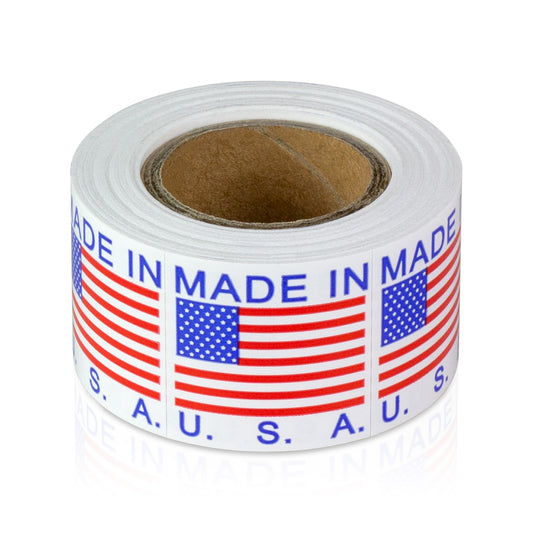 1 x 1 inch | Retail & Sales: Made in USA Stickers