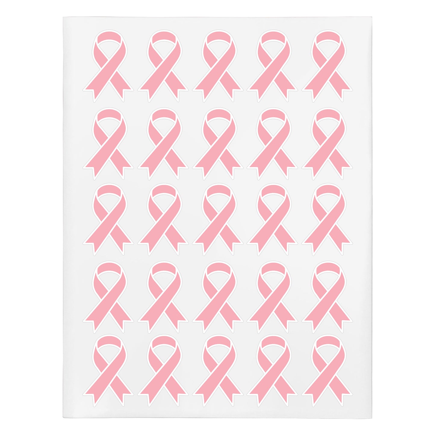 2.2 x 1.6 inch | Awareness: Breast Cancer Awareness Ribbon Stickers
