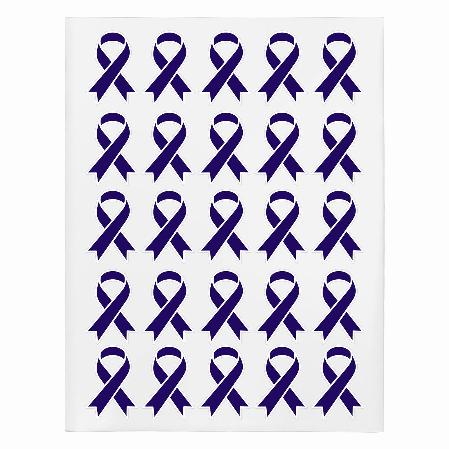 2.2 x 1.6 inch | Awareness: Child Abuse Prevention Awareness Ribbon Stickers