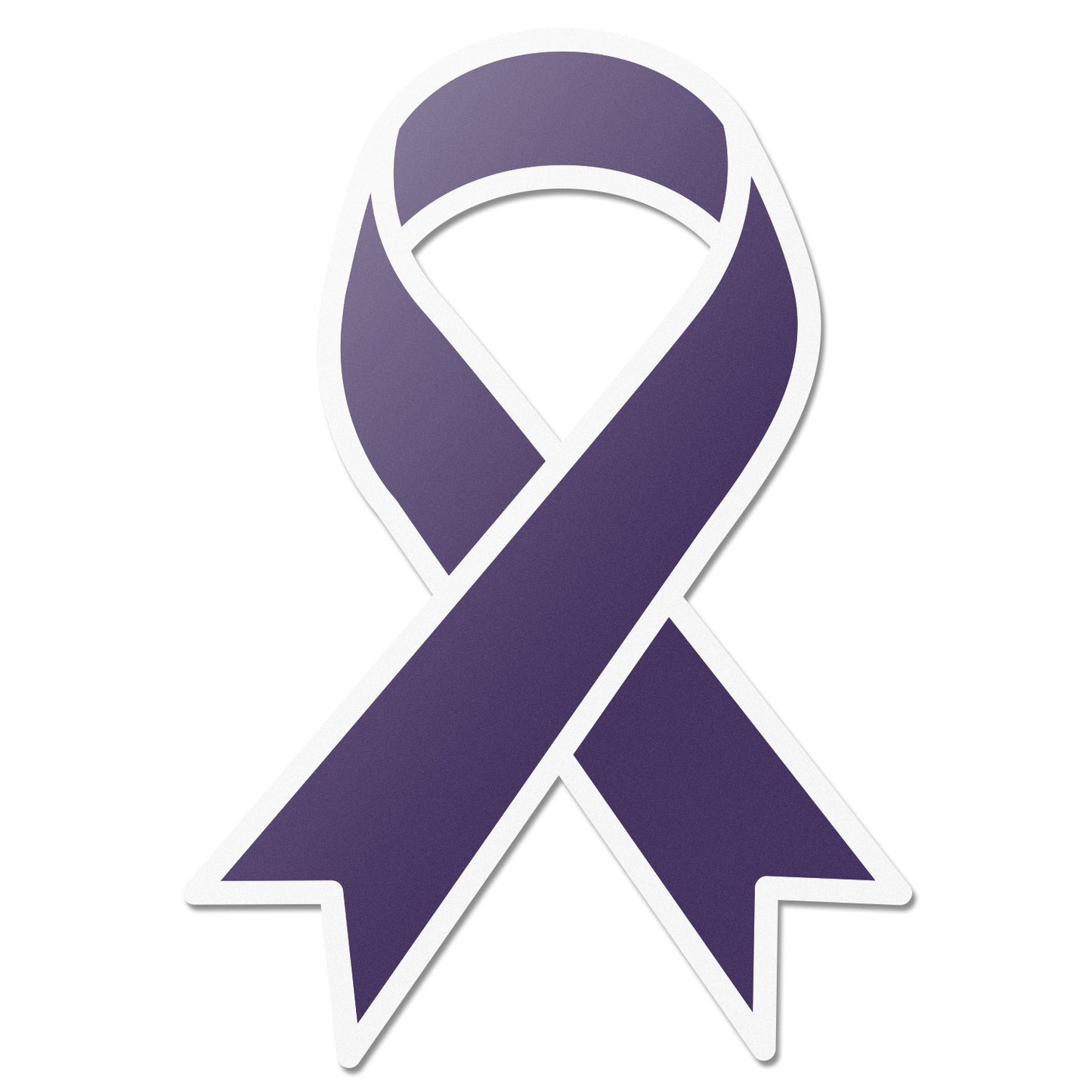 2.2 x 1.6 inch | Awareness: Epilepsy & Lupus Awareness Ribbon Stickers