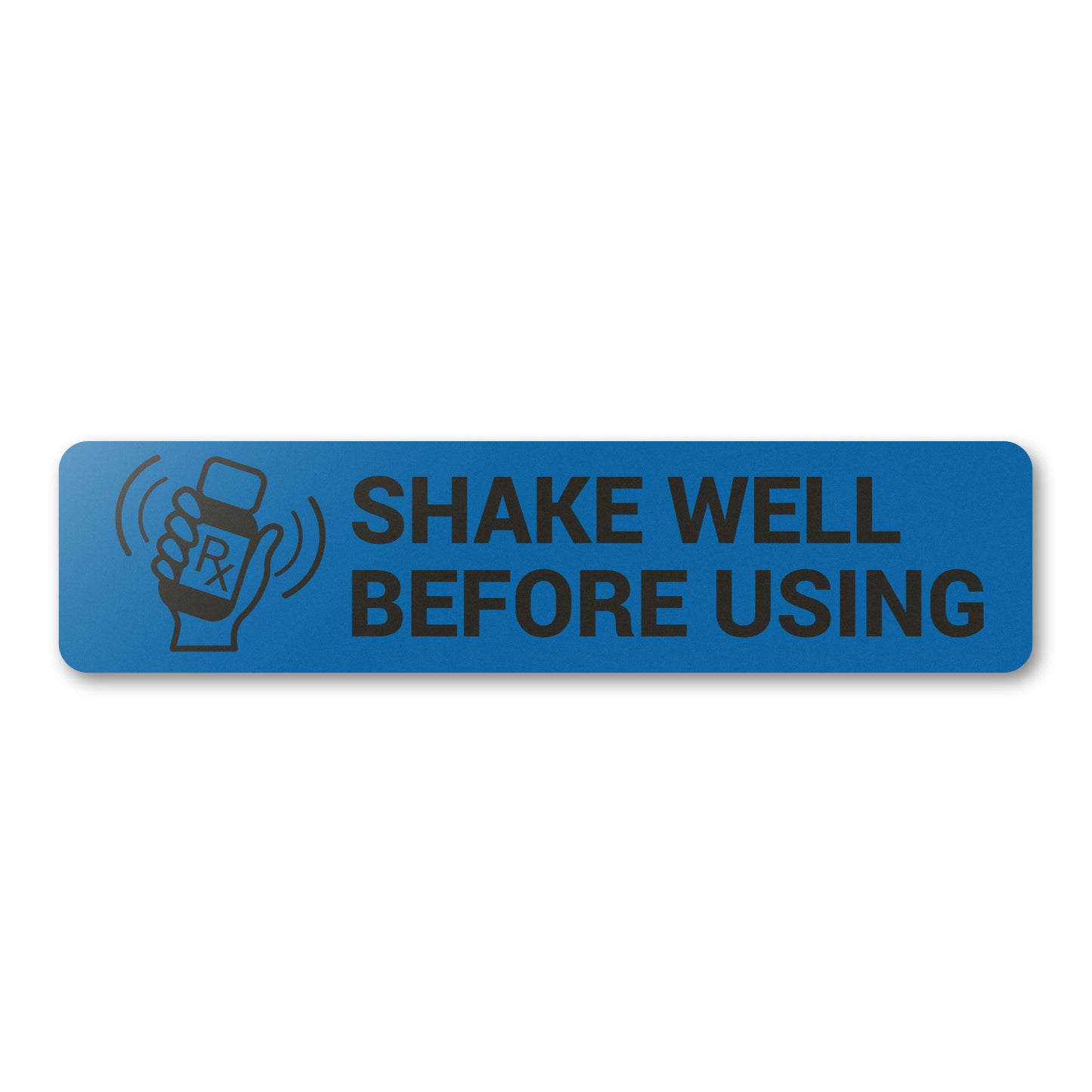 1.7 x 0.4 inch | Medical & Medications: Shake Well Before Using Stickers