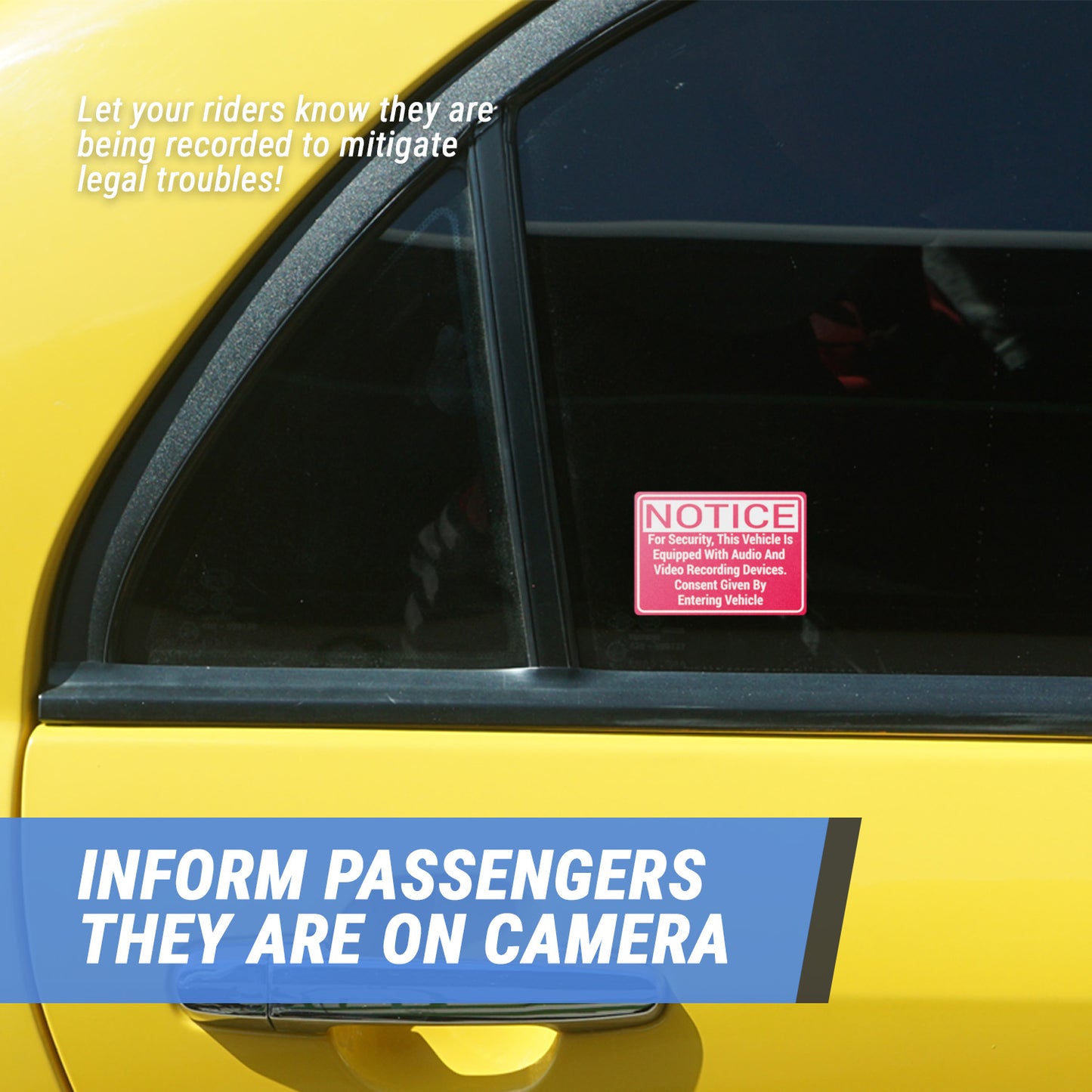 3.5 x 2.5 inch | Warning & Caution: Video Surveillance in Progress Stickers