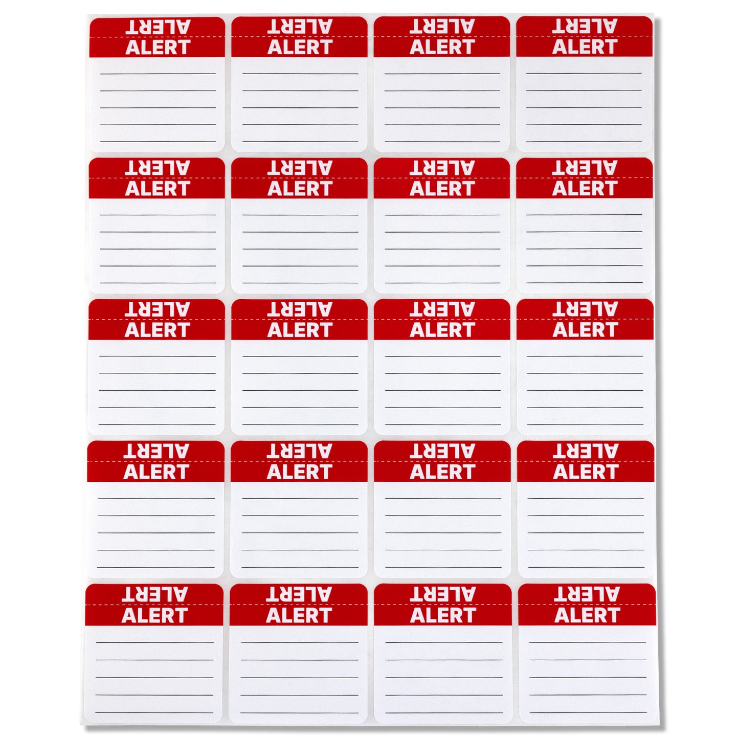 2 x 2 inch | Medical Alert Stickers for Patient File Folders