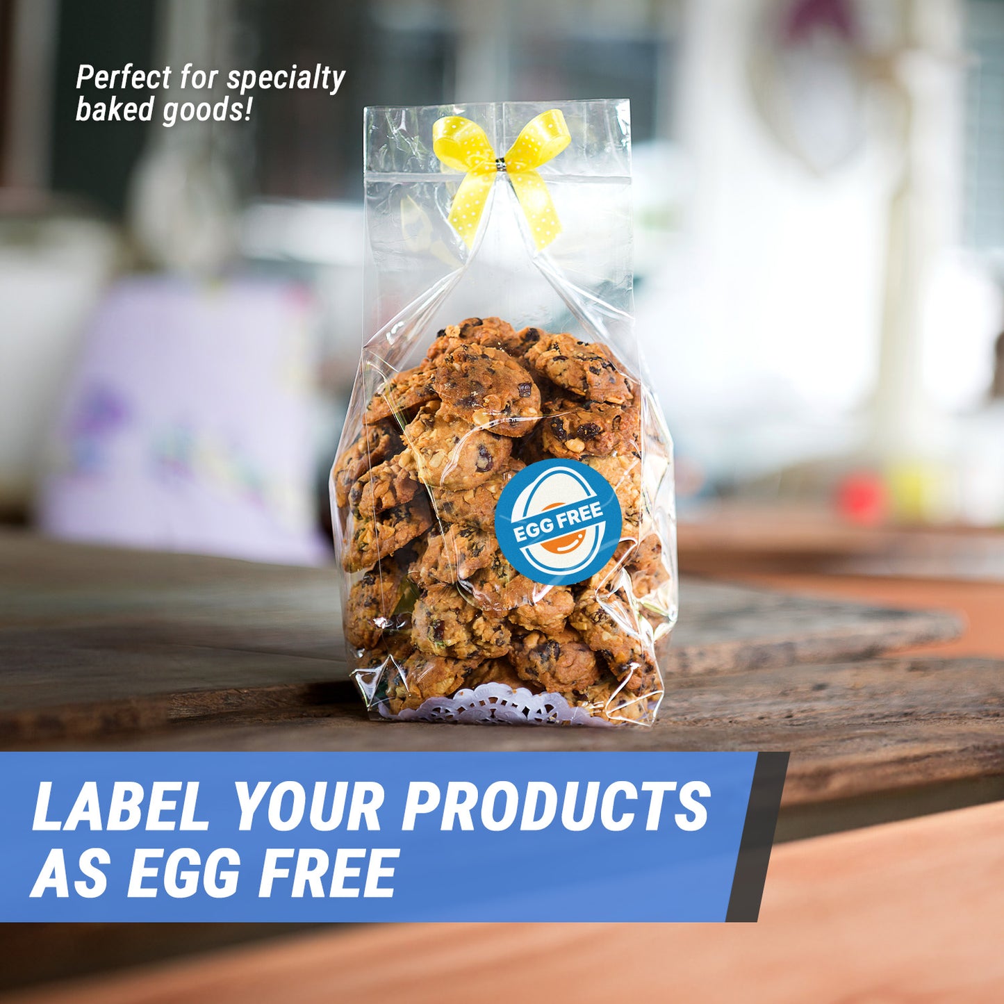 1.5 inch | Food Labeling: Egg-Free Labels