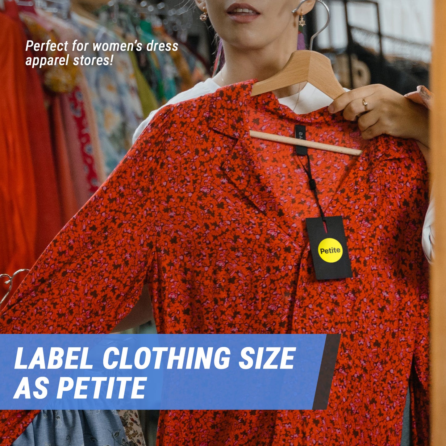 1.5 inch | Shoe & Clothing Size: Petite Labels