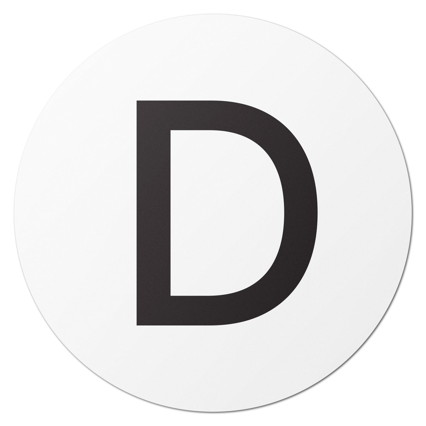 1.5 inch | Inventory: Capital Letter D Labels