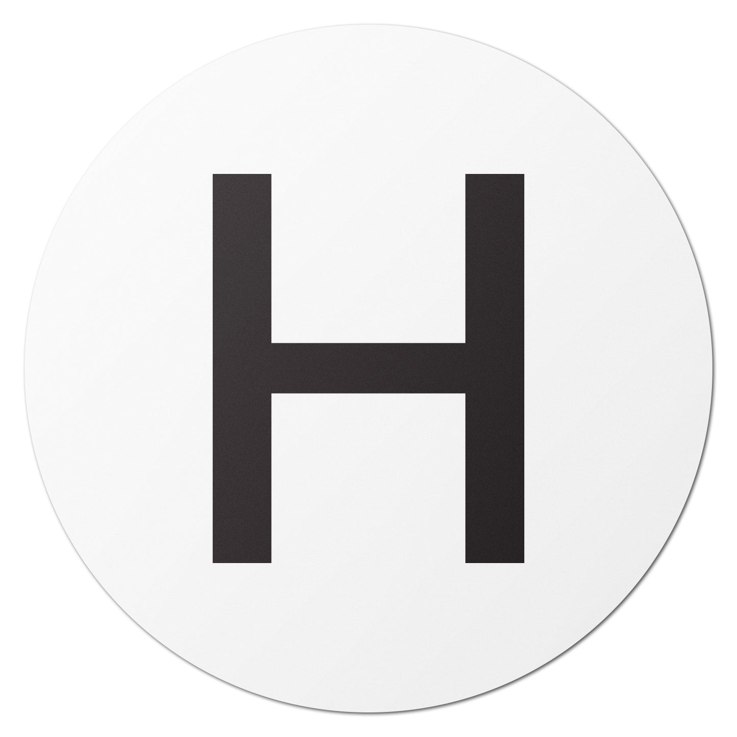 1.5 inch | Inventory: Capital Letter H Labels