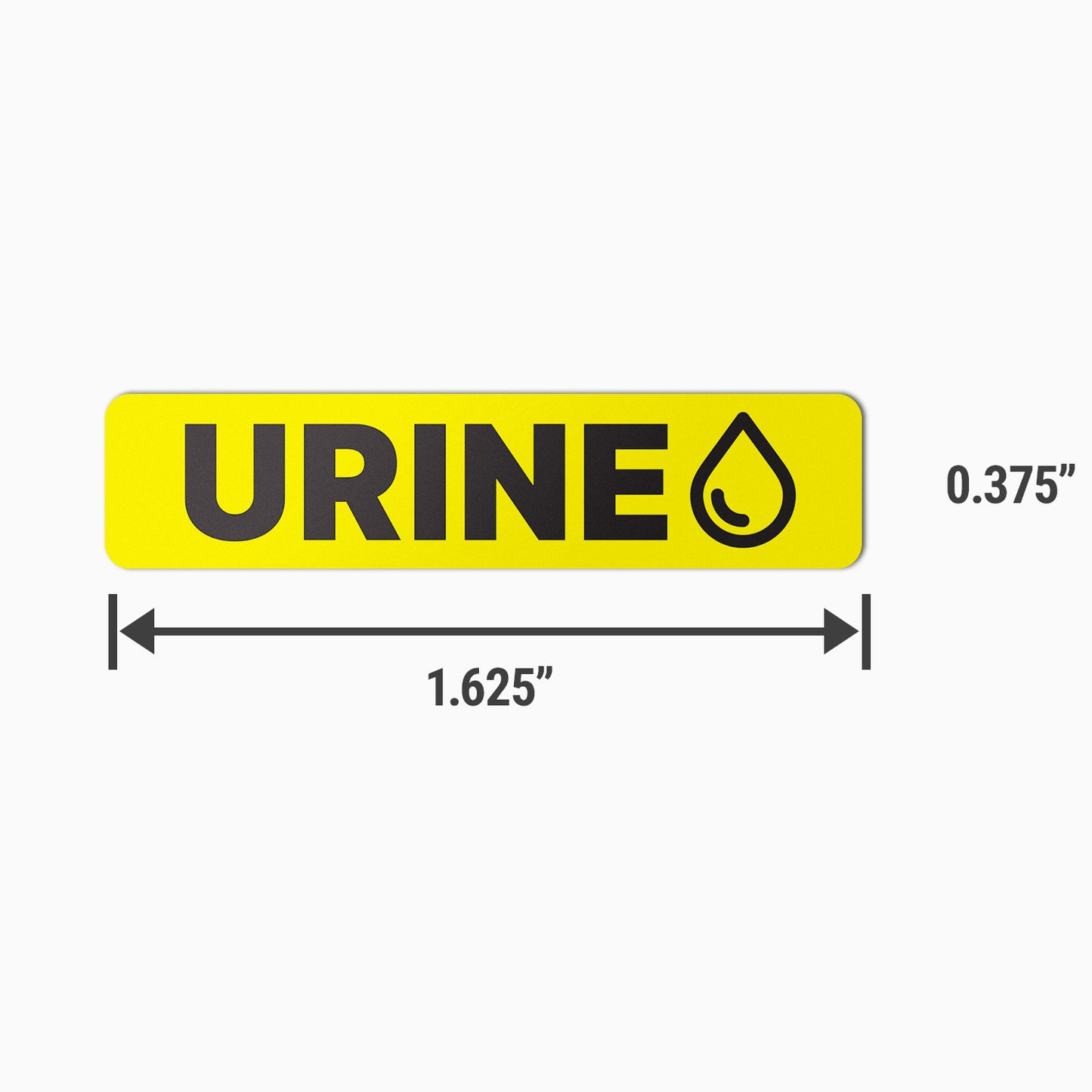 1.625 x 0.375 inch | Medical & Medications: Urine Sample Labels
