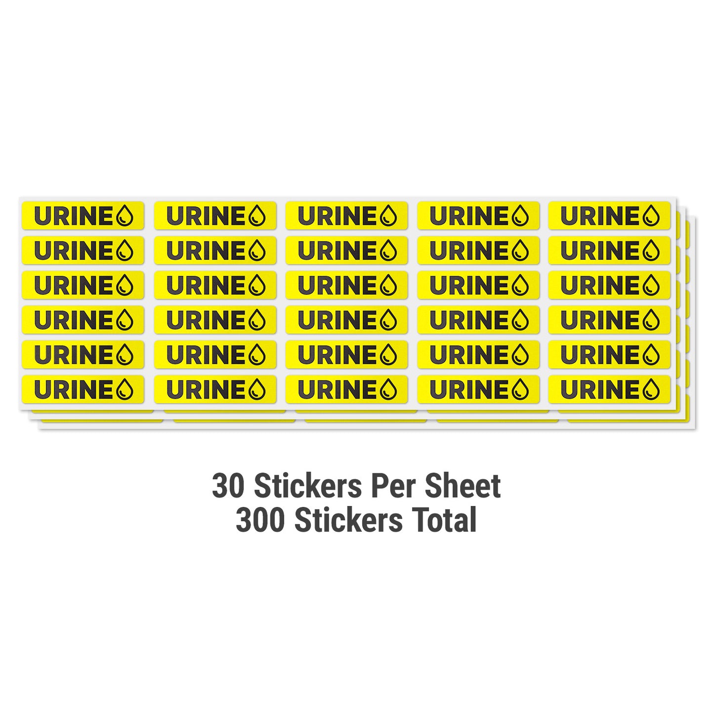 1.625 x 0.375 inch | Medical & Medications: Urine Sample Labels