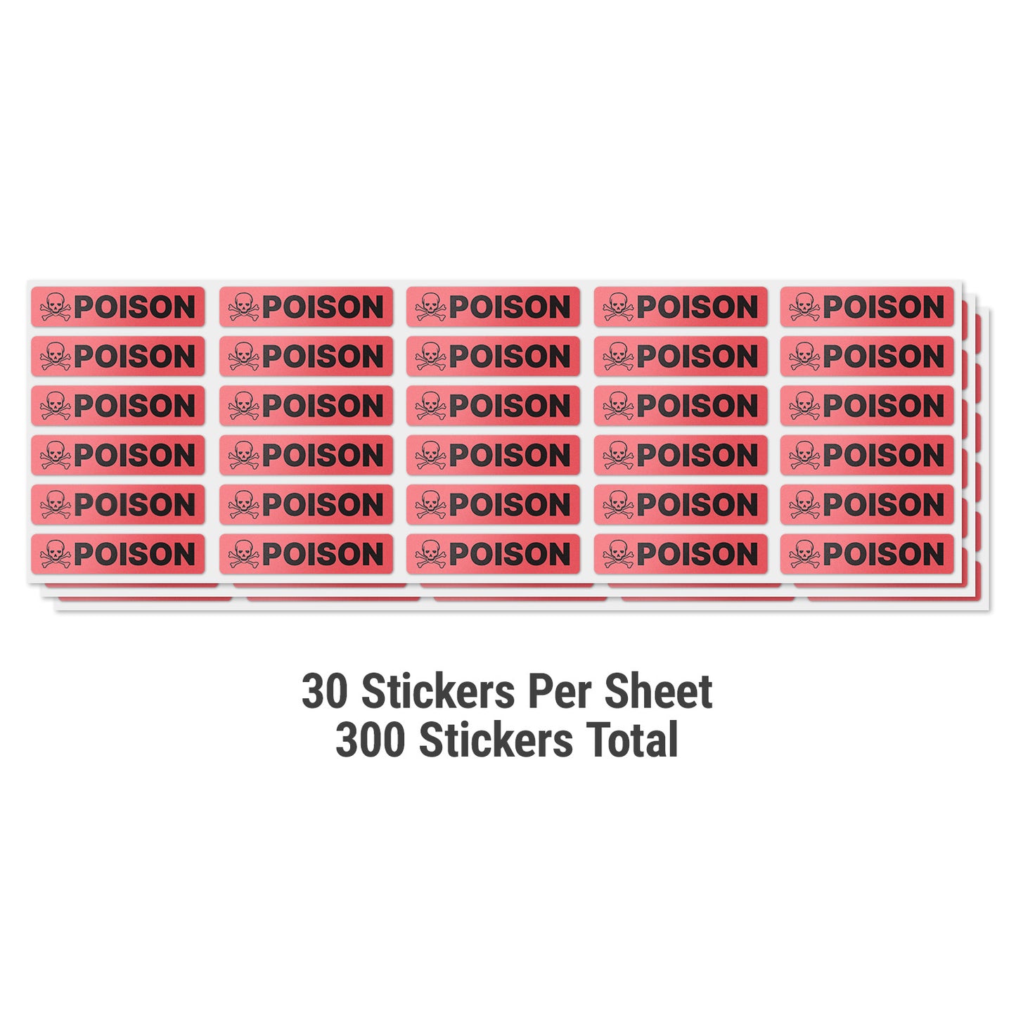 1.625 x 0.375 inch | Medical & Medications: Poison Labels