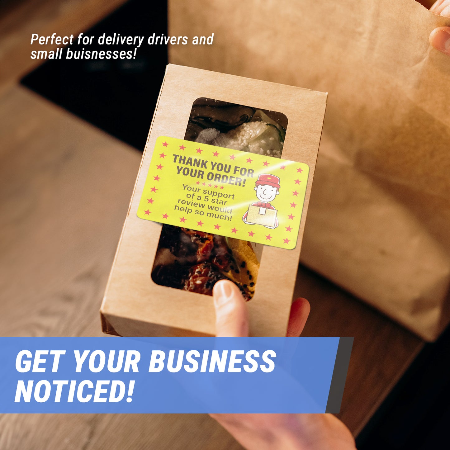 3 x 2 inch | Retail & Sales: Thank you for your Order Labels