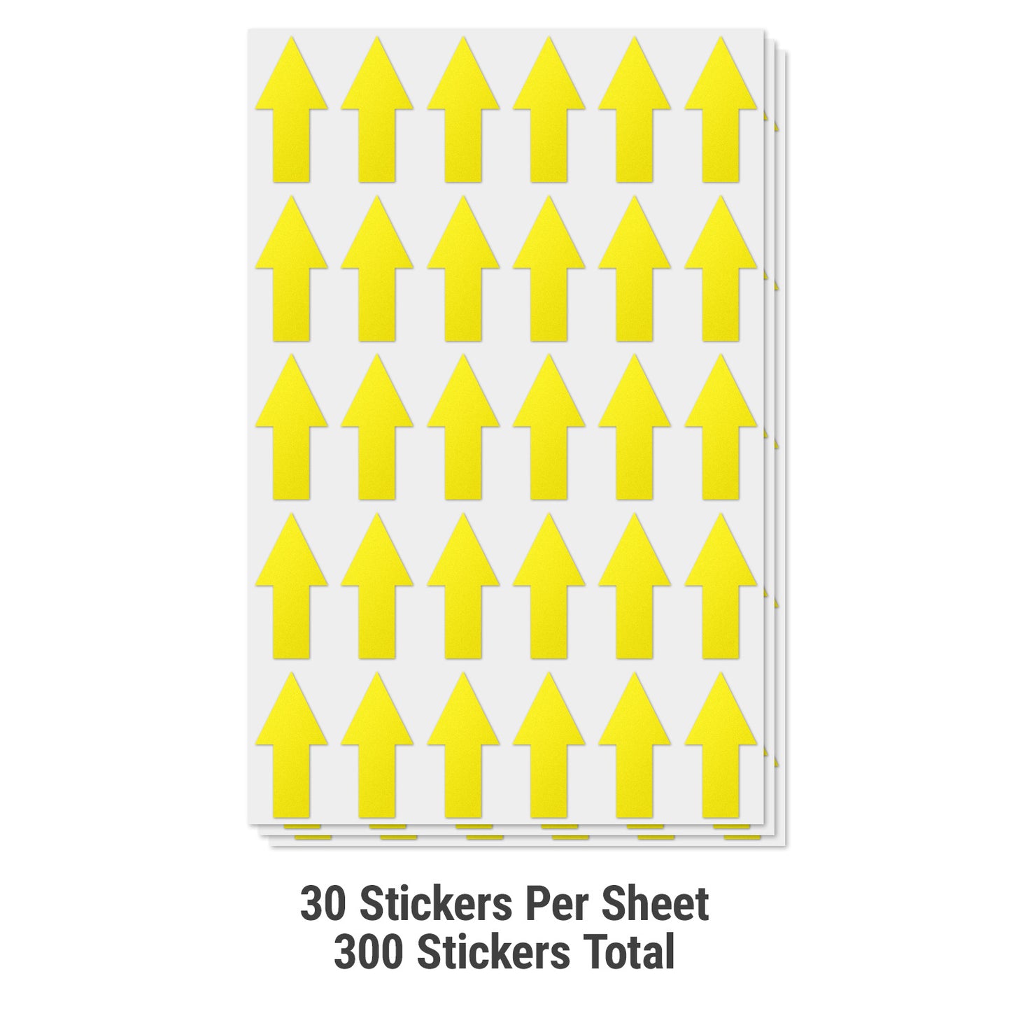 2 x 1 inch | Warehousing: Color-Coded Arrow Labels