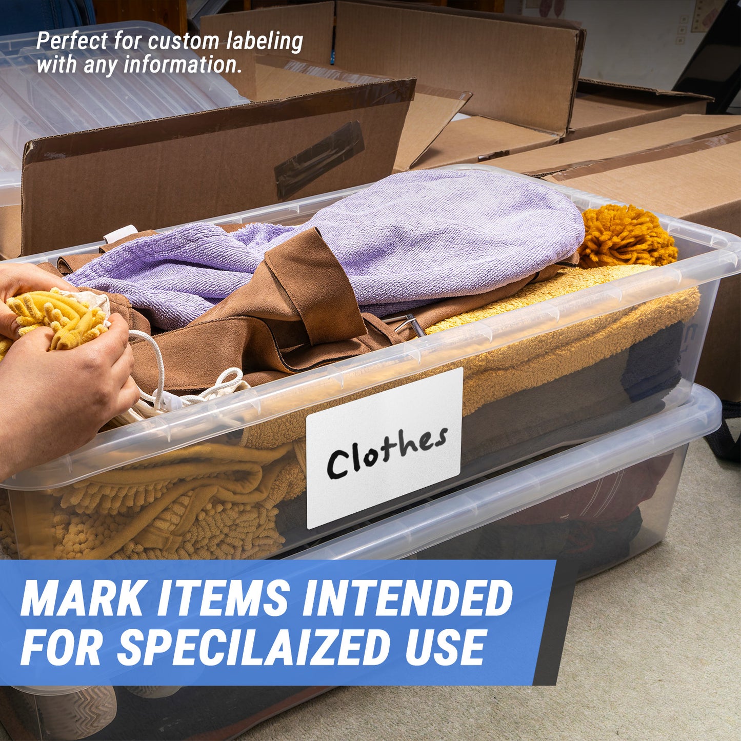 4 x 6 inch | Write-in Blank Rectangle Labels