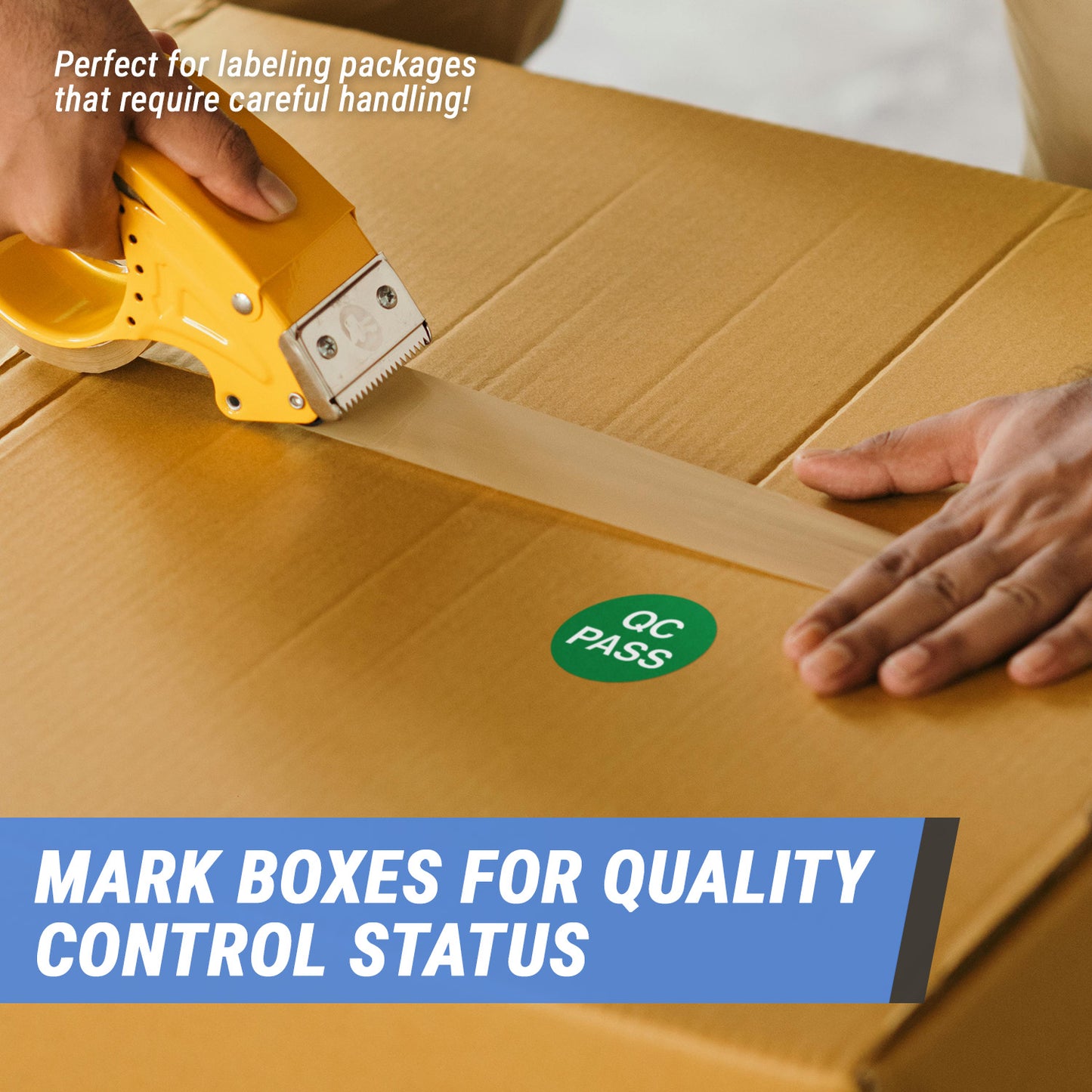1 inch | Quality Control: QC Pass Stickers