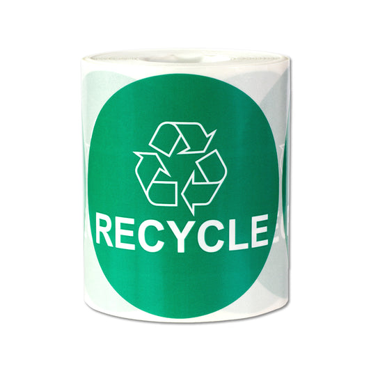 3 inch | Trash & Disposal: Recycle Stickers