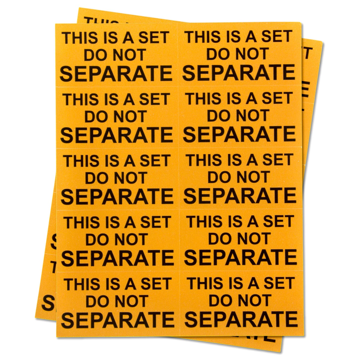 2 x 1 inch | Shipping & Handling: This is a Set, Do Not Separate Stickers