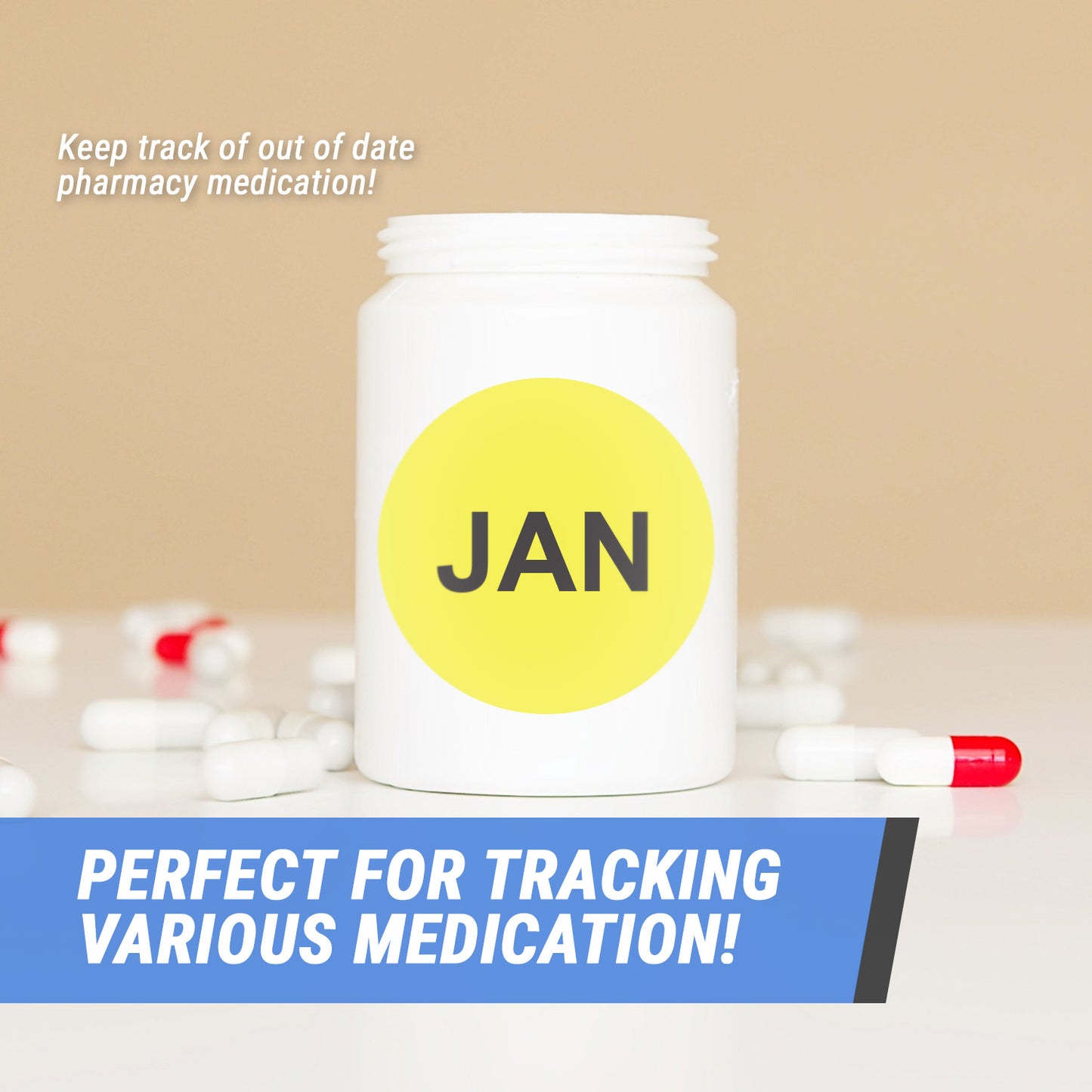 2 inch | Months of the Year: January Stickers