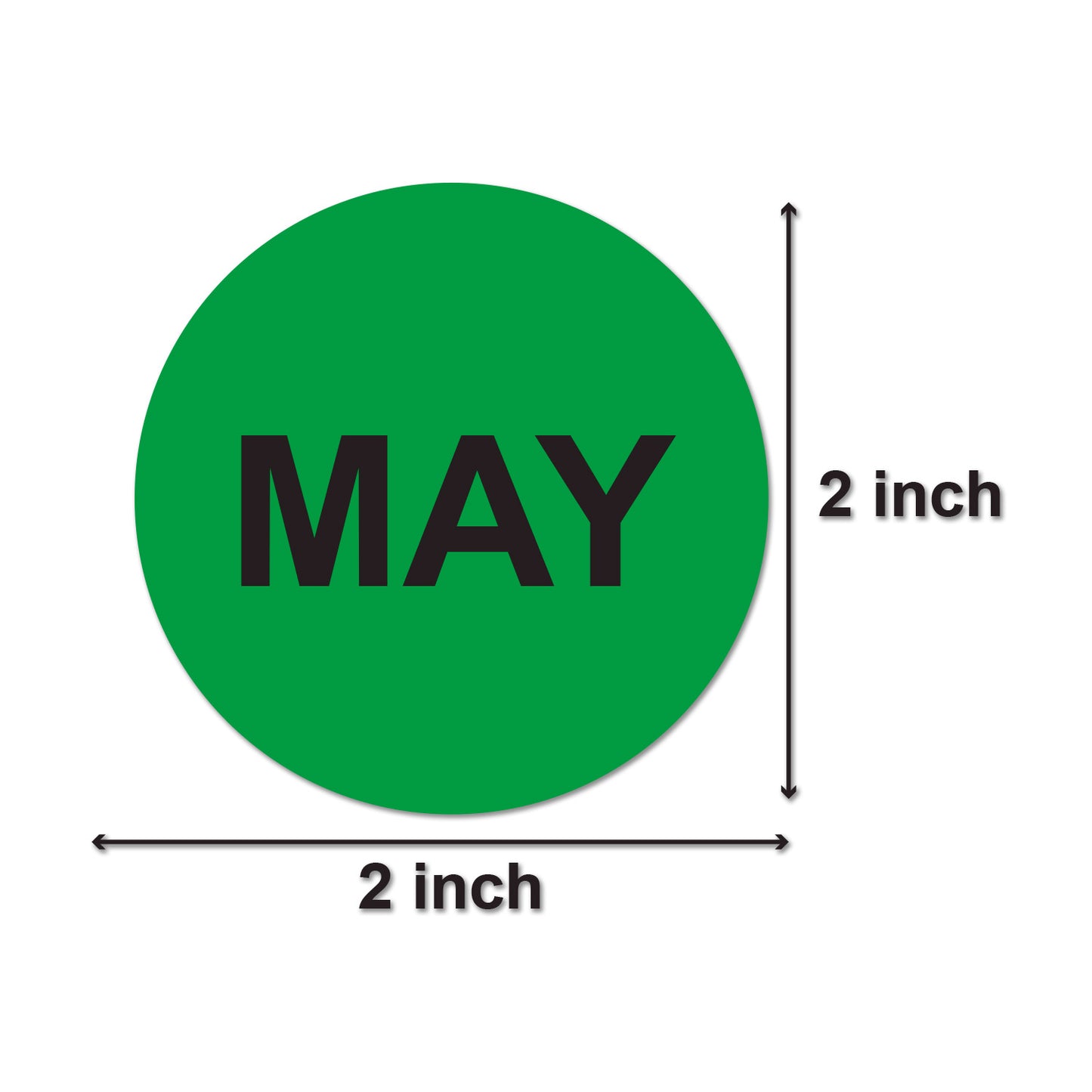 2 inch | Months of the Year: May Stickers