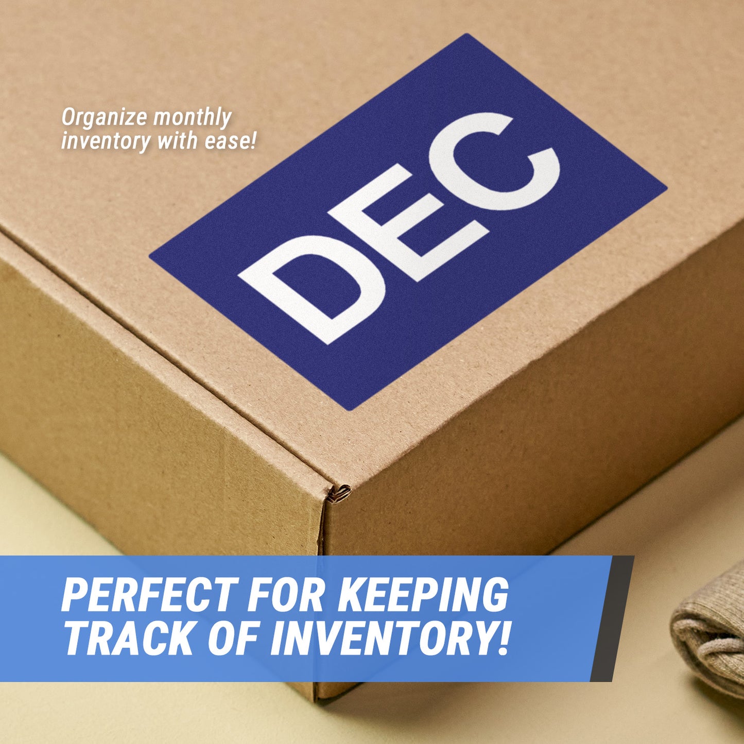 3 x 2 inch | Months of the Year: December Stickers