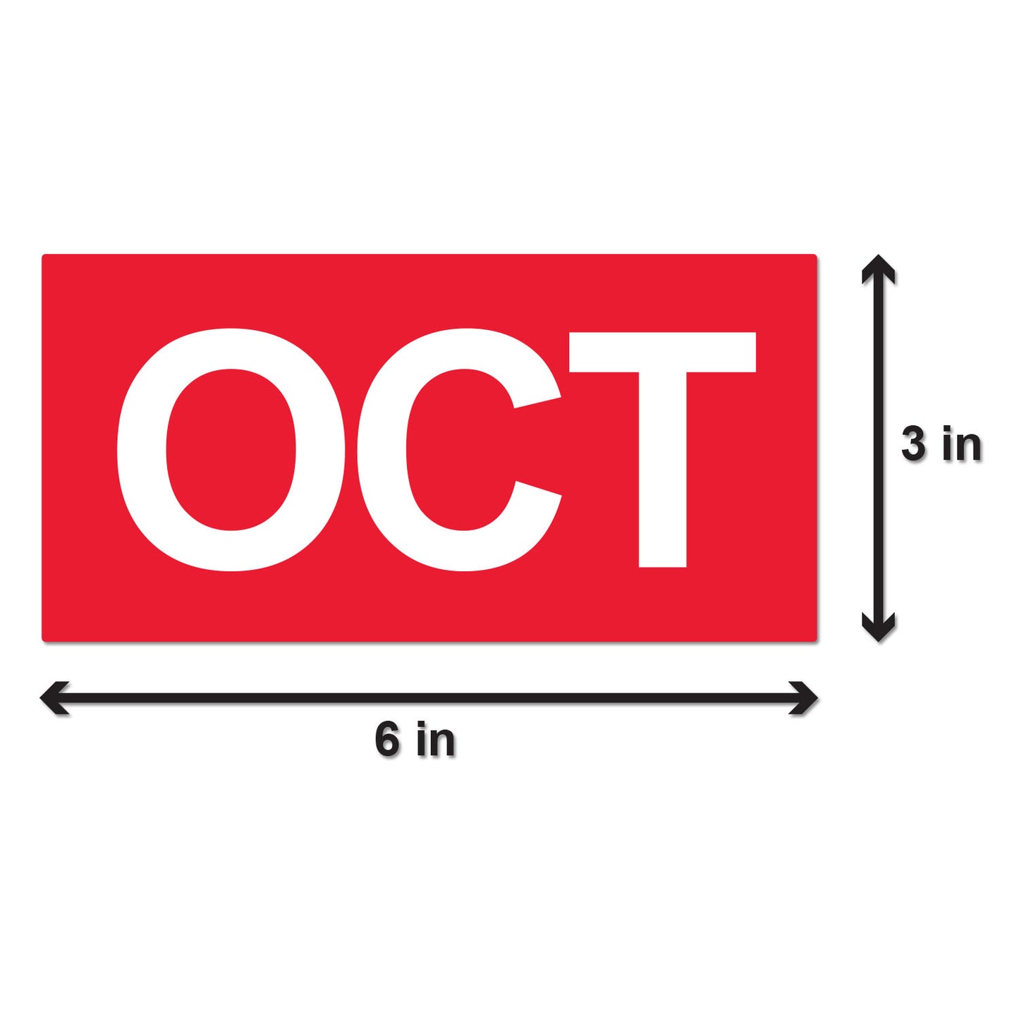 6 x 3 inch | Months of the Year: October Stickers