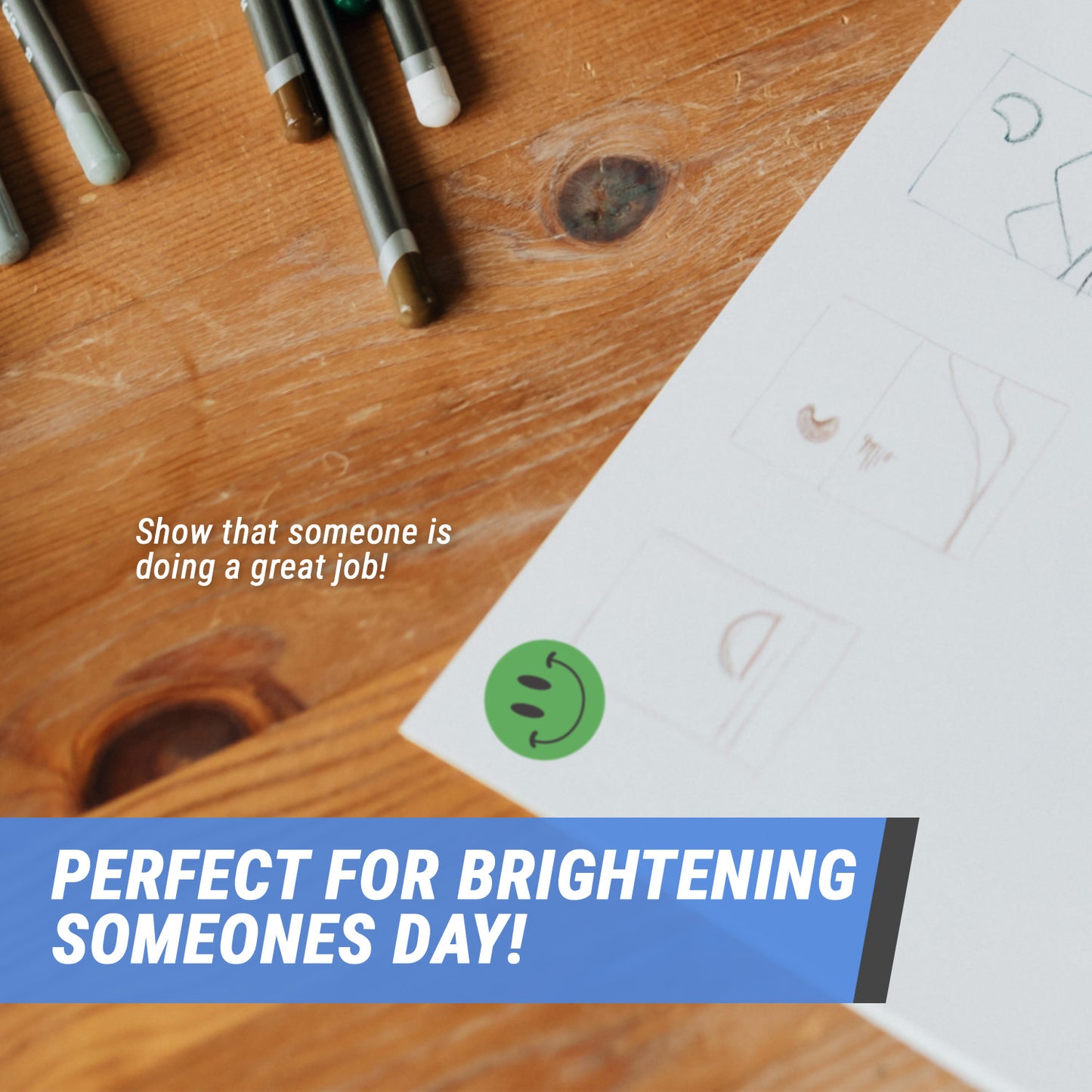 0.5 inch | Happy Face Stickers