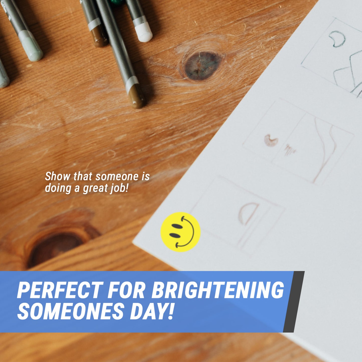 1/2 inch | Happy Face Stickers