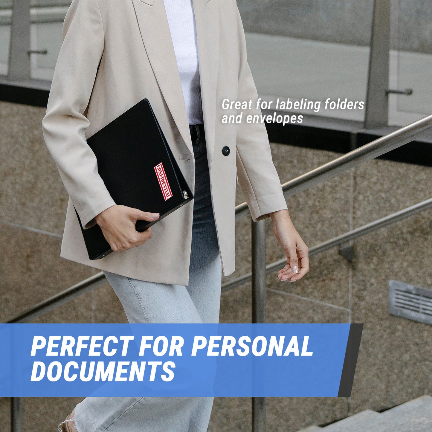 4 x 1 inch | Shipping & Handling: Confidential Stickers