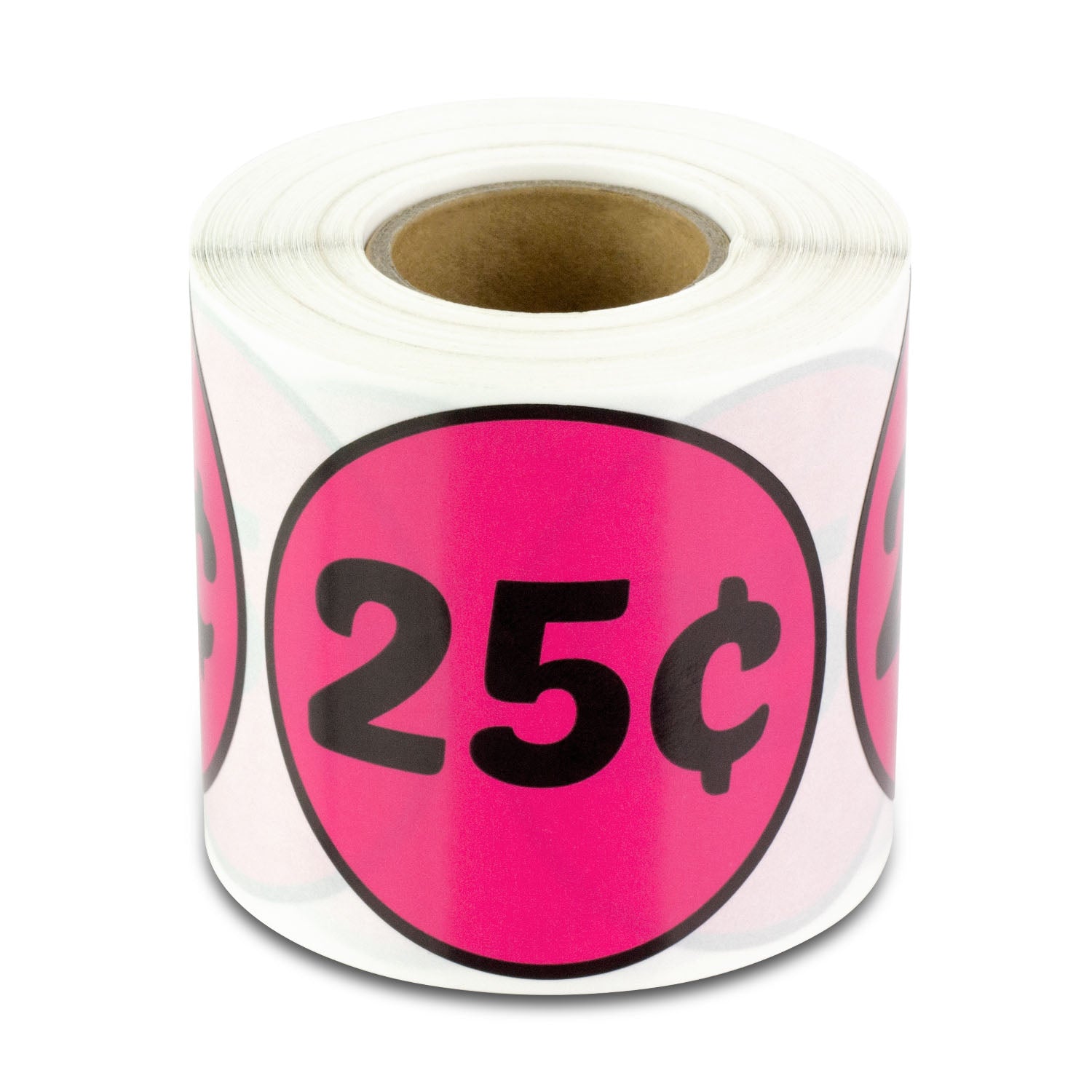 2 inch  Retail & Sales: 25 Cent Stickers / ¢25 Cent Price