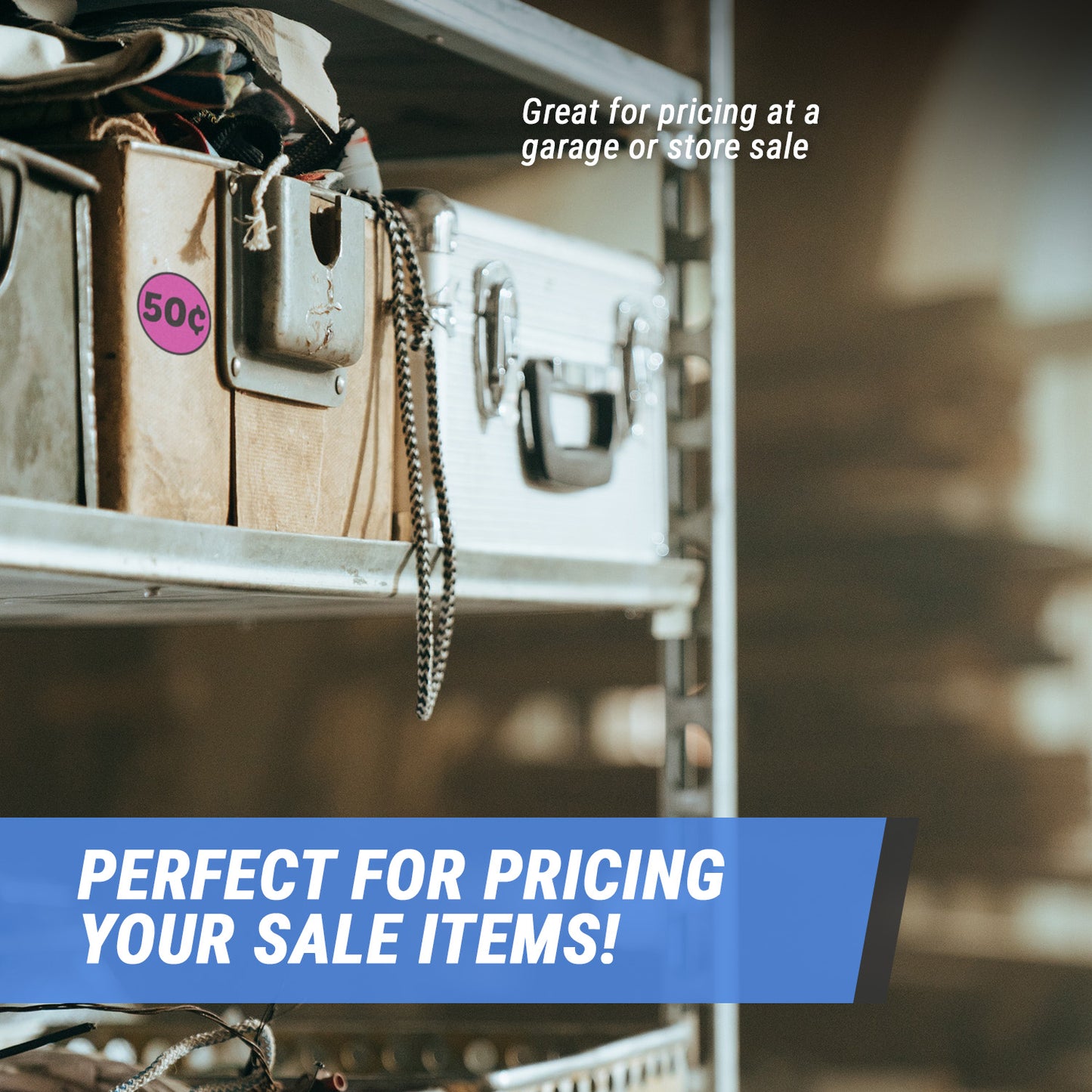 2 inch | Retail & Sales: 50 Cent Stickers / ¢50 Cent Price Stickers