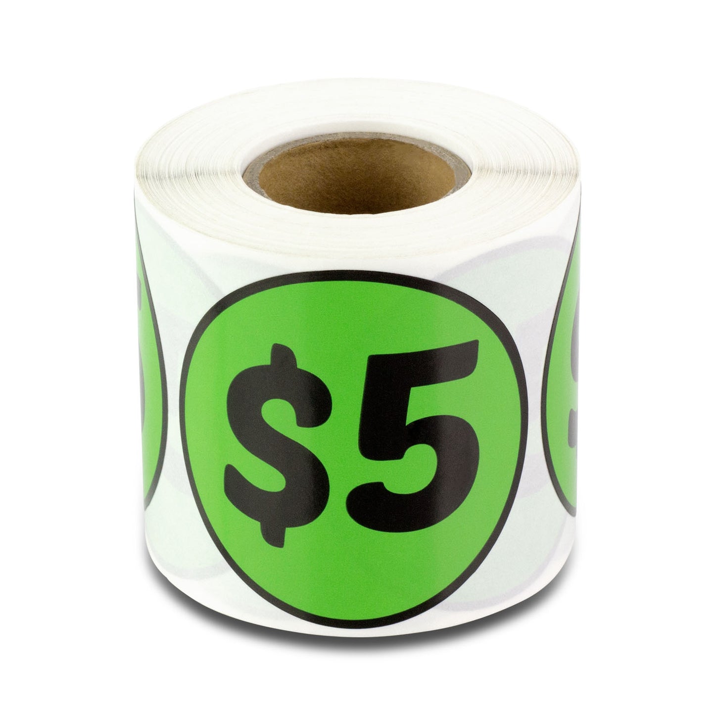 2 inch | Retail & Sales: 5 Dollar Stickers / $5 Dollar Price Stickers