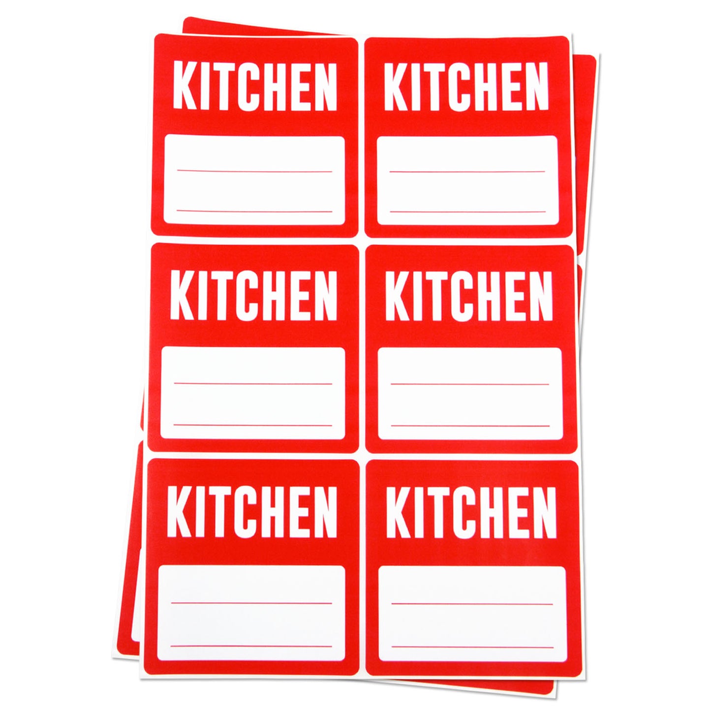 3 x 3 inch | Moving & Packing: Kitchen Stickers