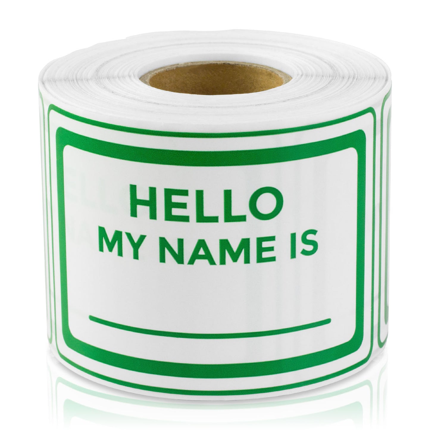 3 x 2 inch | Name Tags: Hello My Name Is Stickers