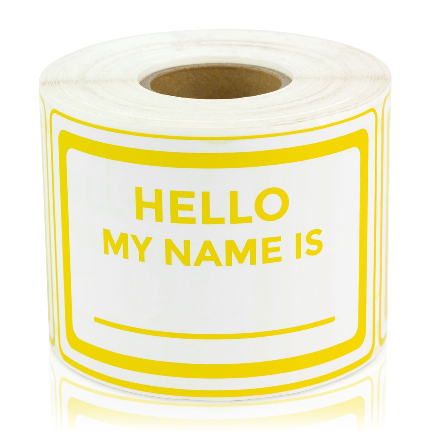 3 x 2 inch | Name Tags: Hello My Name Is Stickers