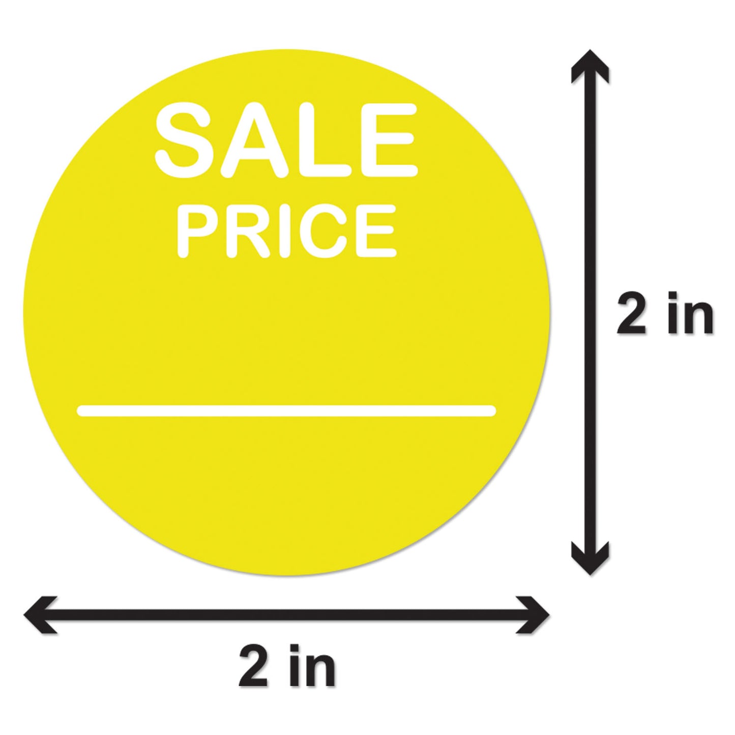 2 inch | Retail & Sales: Sale Price Stickers