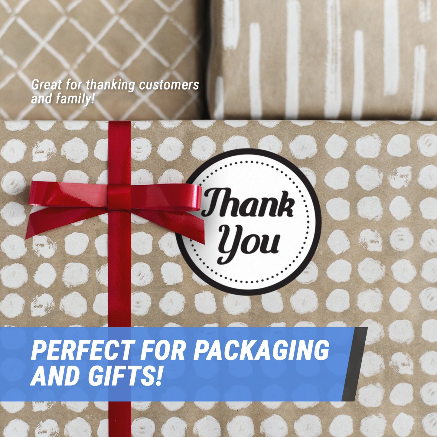 2 inch | Retail & Sales: Thank You Stickers