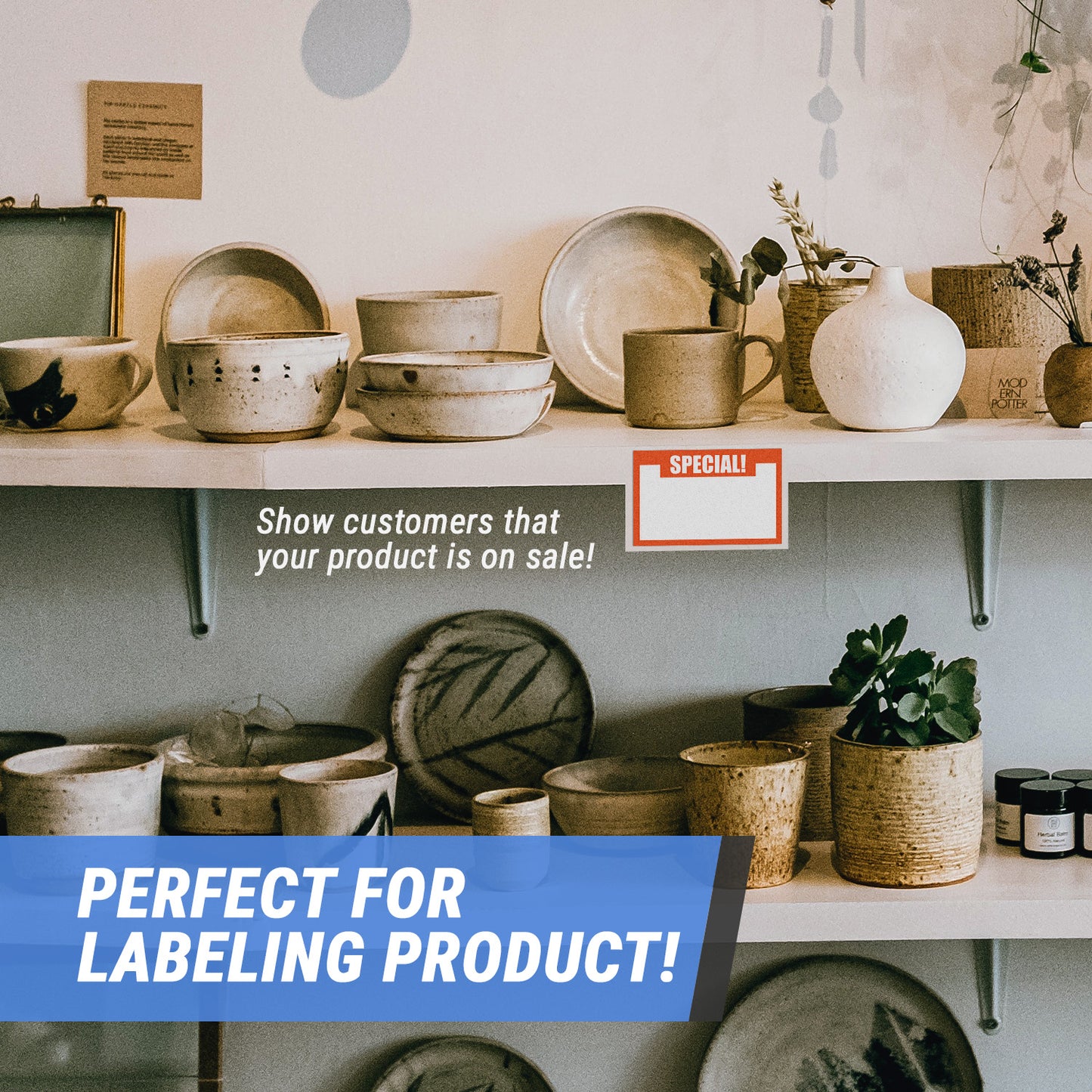 5.5 x 3.5 inch | Retail & Sales: Write-In Special Stickers