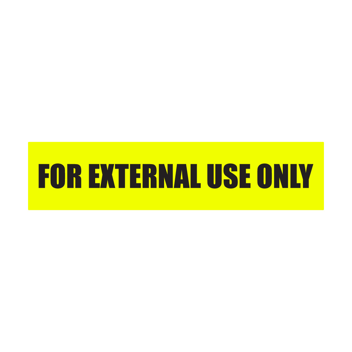 1.63 x 0.38 inch | Veterinary & Medication: For External Use Only Stickers