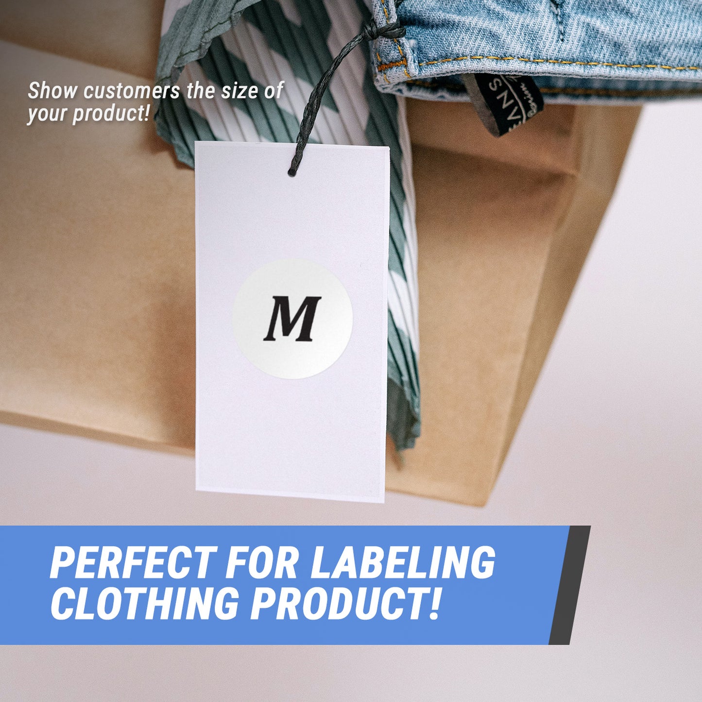 1.25 inch | Shoe & Clothing Size: (M) Medium Stickers