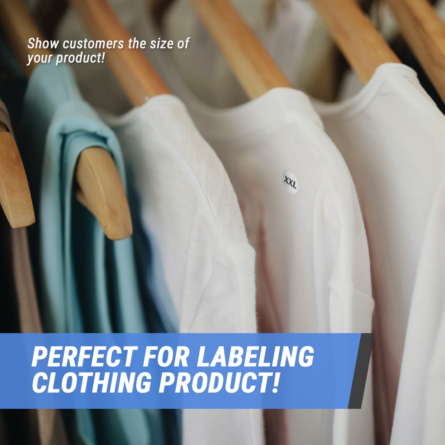 1.25 inch | Shoe & Clothing Size: (XXL) XX-Large Stickers