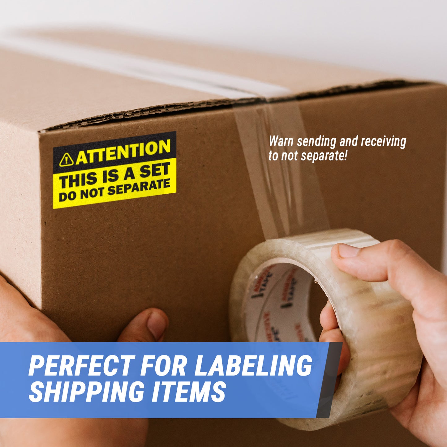 4 x 2 inch | Shipping & Handling: Attention, This is a Set, Do Not Separate Stickers