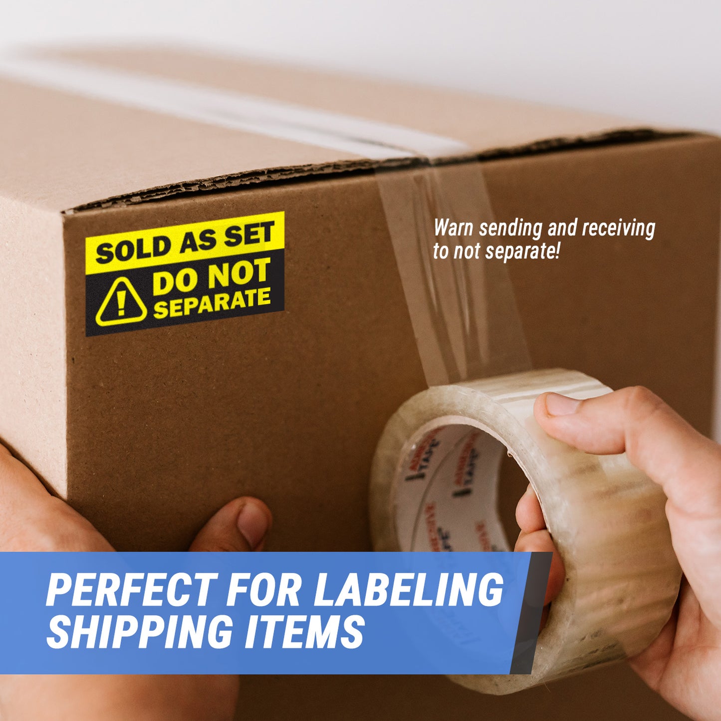 4 x 2 inch | Shipping & Handling: Sold as Set, Do Not Separate Stickers