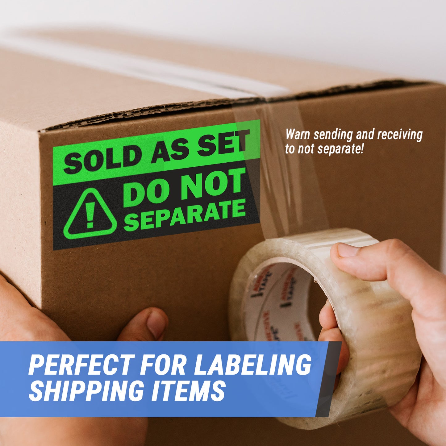 6 x 3 inch | Shipping & Handling: Sold as Set, Do Not Separate Stickers