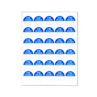 1.5 inch | Days of the Week: Viernes / Friday Stickers