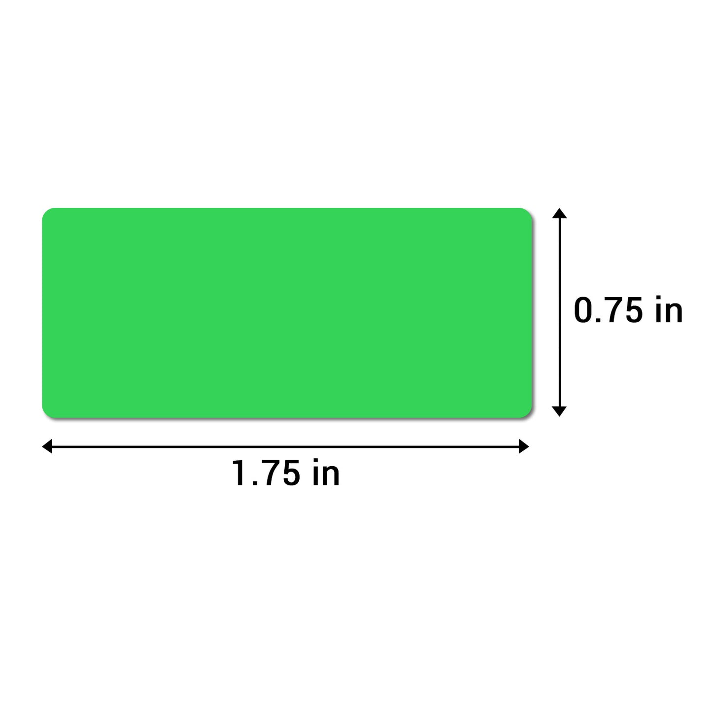 1.75 x 0.75 inch | Inventory: Color-Coded Inventory Stickers