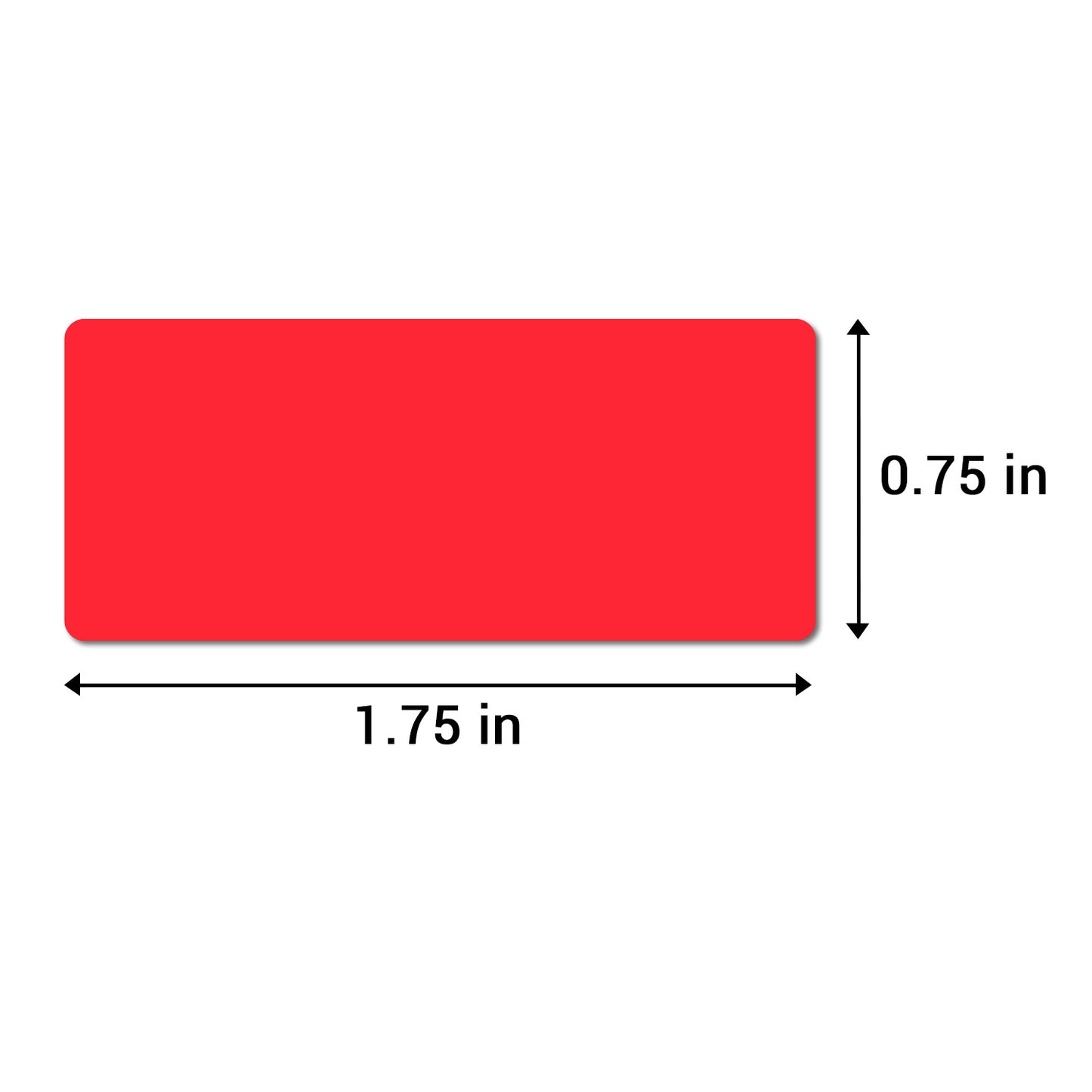1.75 x 0.75 inch | Inventory: Color-Coded Inventory Stickers