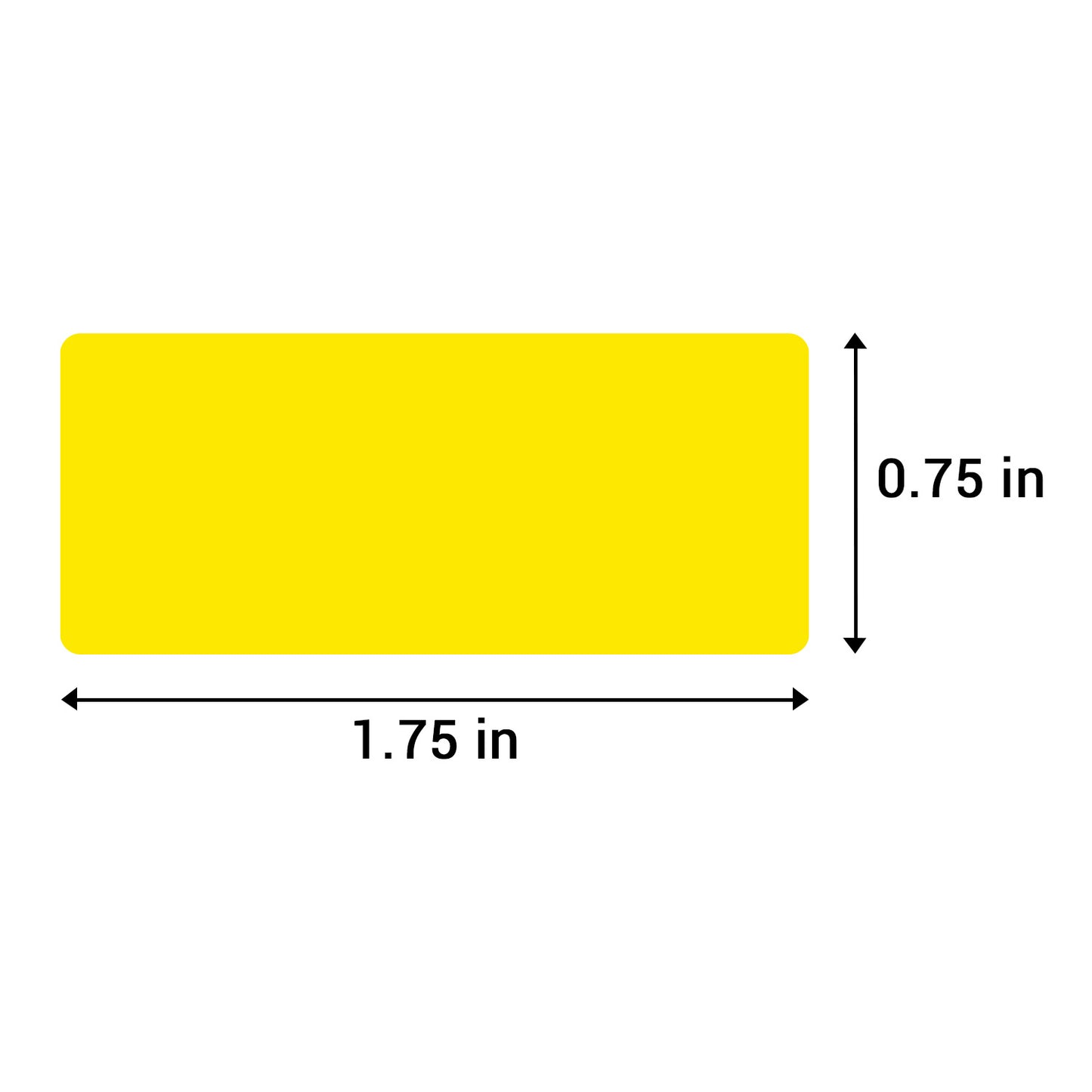 1.75 x 0.75 inch | Inventory: Color-Coded Inventory Stickers