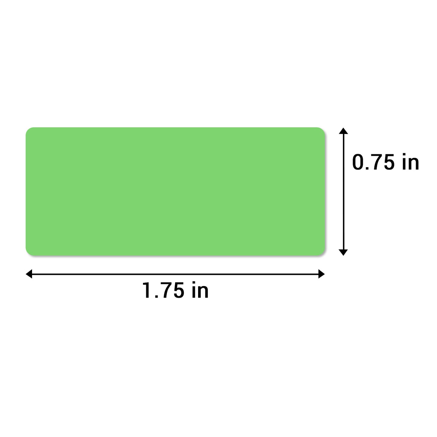 1.75 x 0.75 inch | Inventory: Color-Coded Inventory Stickers